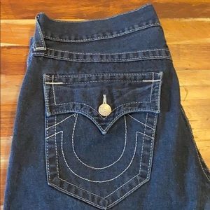 True Religion High Waisted Dark Wash Jeans